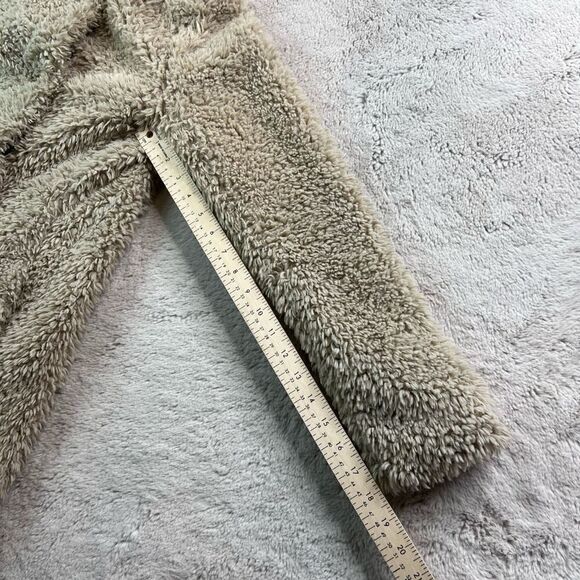 Anthropologie Elevenses Womens Size 2 XS Deep Pile Fleece Teddy Jacket Mob Wife - Picture 9 of 10